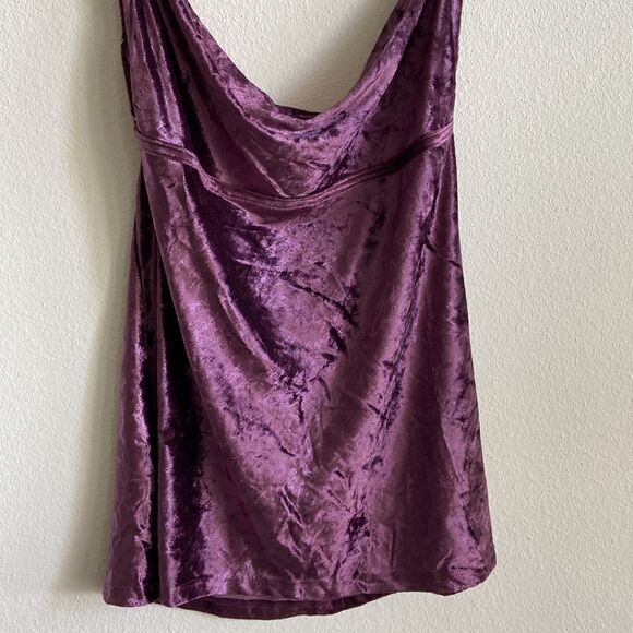 Free People All Night Velvet Tunic Fig Jam Size M New with tags - Picture 7 of 9